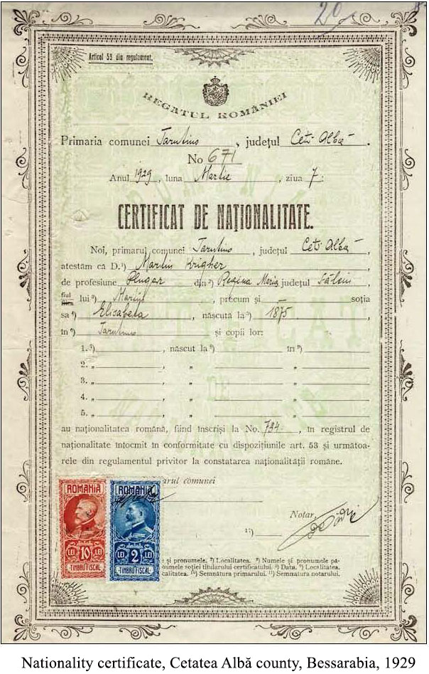 Home 17 Romanian Citizenship Translation Certified